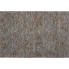 Premium Machine Washable Mayfield AMF1031 Brown 1'8" x 2'6" Rug