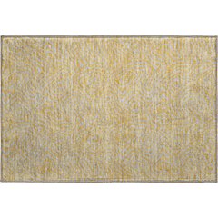 Premium Machine Washable Mayfield AMF1031 Gold 1'8" x 2'6" Rug