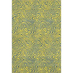 Premium Machine Washable Mayfield AMF1031 Yellow 2'6" x 3'10" Rug