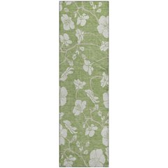 Premium Machine Washable Mayfield AMF1032 Aloe 2'3" x 7'6" Runner Rug