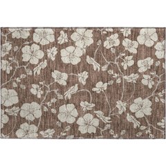 Premium Machine Washable Mayfield AMF1032 Brown 1'8" x 2'6" Rug