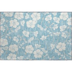 Premium Machine Washable Mayfield AMF1032 Sky 1'8" x 2'6" Rug