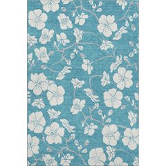 Premium Machine Washable Mayfield AMF1032 Turquoise 2'6" x 3'10" Rug