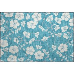 Premium Machine Washable Mayfield AMF1032 Turquoise 1'8" x 2'6" Rug