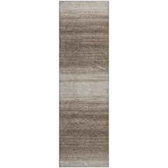 Premium Machine Washable Mayfield AMF1033 Brown 2'3" x 7'6" Runner Rug
