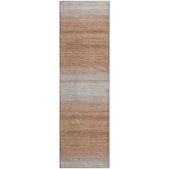 Premium Machine Washable Mayfield AMF1033 Copper 2'3" x 7'6" Runner Rug