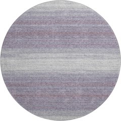 Premium Machine Washable Mayfield AMF1033 Lavender 8' x 8' Round Rug