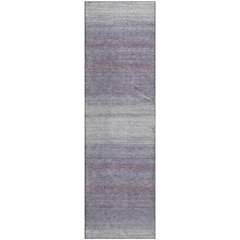 Premium Machine Washable Mayfield AMF1033 Lavender 2'3" x 7'6" Runner Rug