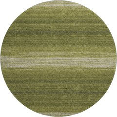 Premium Machine Washable Mayfield AMF1033 Olive 8' x 8' Round Rug