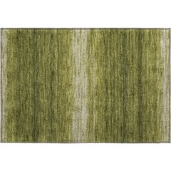 Premium Machine Washable Mayfield AMF1033 Olive 1'8" x 2'6" Rug