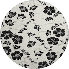 Premium Machine Washable Mayfield AMF1034 Ivory 8' x 8' Round Rug