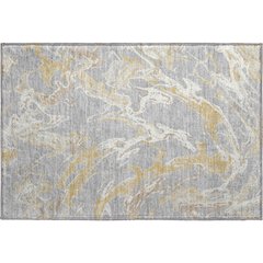 Premium Machine Washable Mayfield AMF1035 Gray 1'8" x 2'6" Rug