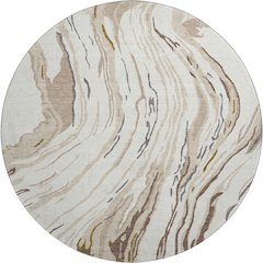 Premium Machine Washable Mayfield AMF1037 Ivory 8' x 8' Round Rug