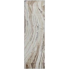 Premium Machine Washable Mayfield AMF1037 Ivory 2'3" x 7'6" Runner Rug