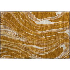 Premium Machine Washable Mayfield AMF1037 Paprika 1'8" x 2'6" Rug