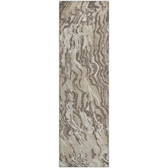 Premium Machine Washable Mayfield AMF1038 Beige 2'3" x 7'6" Runner Rug