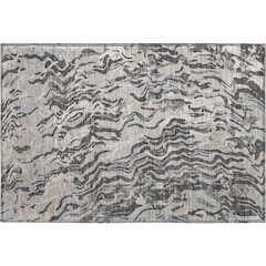 Premium Machine Washable Mayfield AMF1038 Gray 1'8" x 2'6" Rug