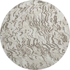 Premium Machine Washable Mayfield AMF1038 Ivory 8' x 8' Round Rug