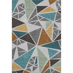 Premium Machine Washable Mayfield AMF1039 Gray 2'6" x 3'10" Rug