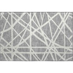 Premium Machine Washable Mayfield AMF1040 Gray 1'8" x 2'6" Rug