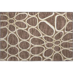 Premium Machine Washable Mayfield AMF1041 Brown 1'8" x 2'6" Rug