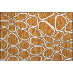 Premium Machine Washable Mayfield AMF1041 Paprika 1'8" x 2'6" Rug