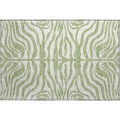 Premium Machine Washable Mayfield AMF1042 Aloe 1'8" x 2'6" Rug