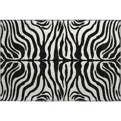Premium Machine Washable Mayfield AMF1042 Black 1'8" x 2'6" Rug