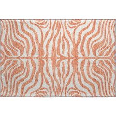 Premium Machine Washable Mayfield AMF1042 Coral 1'8" x 2'6" Rug