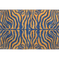 Premium Machine Washable Mayfield AMF1043 Navy 1'8" x 2'6" Rug
