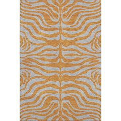 Premium Machine Washable Mayfield AMF1043 Orange 2'6" x 3'10" Rug