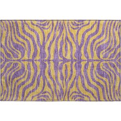 Premium Machine Washable Mayfield AMF1043 Purple 1'8" x 2'6" Rug