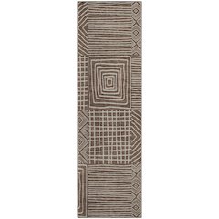 Premium Machine Washable Mayfield AMF1044 Brown 2'3" x 7'6" Runner Rug
