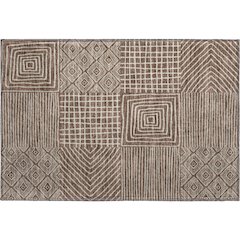 Premium Machine Washable Mayfield AMF1044 Brown 1'8" x 2'6" Rug