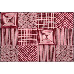 Premium Machine Washable Mayfield AMF1044 Garnet 1'8" x 2'6" Rug