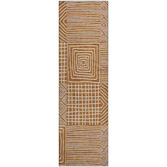 Premium Machine Washable Mayfield AMF1044 Paprika 2'3" x 7'6" Runner Rug