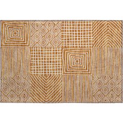 Premium Machine Washable Mayfield AMF1044 Paprika 1'8" x 2'6" Rug