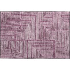 Premium Machine Washable Mayfield AMF1045 Eggplant 1'8" x 2'6" Rug
