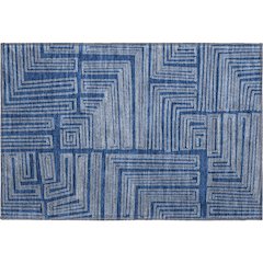 Premium Machine Washable Mayfield AMF1045 Navy 1'8" x 2'6" Rug