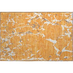 Premium Machine Washable Mayfield AMF1046 Orange 1'8" x 2'6" Rug