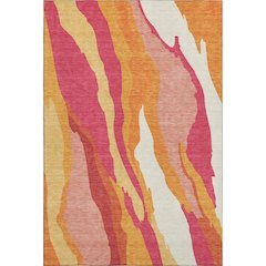 Premium Machine Washable Mayfield AMF1047 Blush 2'6" x 3'10" Rug