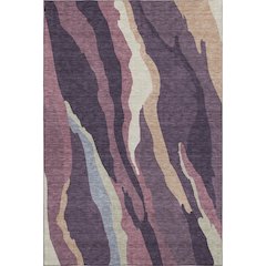 Premium Machine Washable Mayfield AMF1047 Plum 2'6" x 3'10" Rug