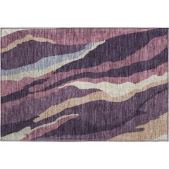 Premium Machine Washable Mayfield AMF1047 Plum 1'8" x 2'6" Rug