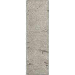 Premium Machine Washable Mayfield AMF1048 Beige 2'3" x 7'6" Runner Rug