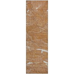 Premium Machine Washable Mayfield AMF1048 Paprika 2'3" x 7'6" Runner Rug