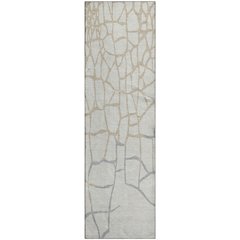 Premium Machine Washable Mayfield AMF1049 Ivory 2'3" x 7'6" Runner Rug