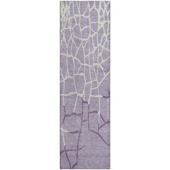 Premium Machine Washable Mayfield AMF1049 Lavender 2'3" x 7'6" Runner Rug