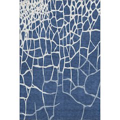 Premium Machine Washable Mayfield AMF1049 Navy 2'6" x 3'10" Rug
