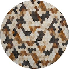 Premium Machine Washable Mayfield  Multi 8' x 8' Round Rug