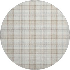 Premium Machine Washable Mayfield AMF1052 Linen 8' x 8' Round Rug